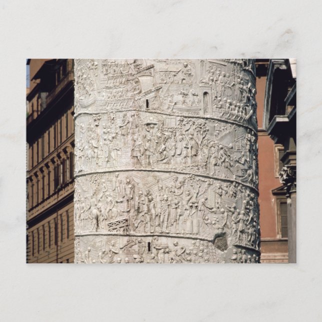 Detail of Trajan's Column Postcard (Front)