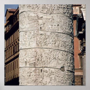 Detail of Trajan's Column Poster