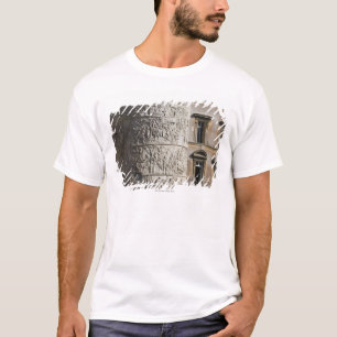 detail of Trajan's Column with buildings behind T-Shirt