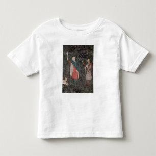 Detail of two falconers, from the Stag Room Toddler T-Shirt