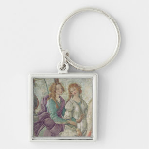 Detail of Venus and the Graces Key Ring