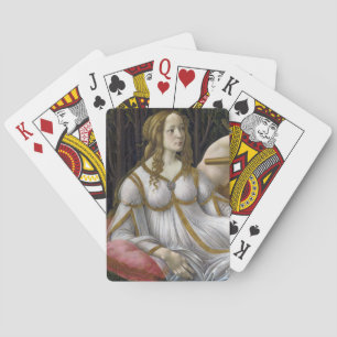 Detail of Venus, Venus and Mars by Botticelli Playing Cards