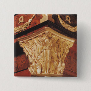 Detail of winged victory 15 cm square badge