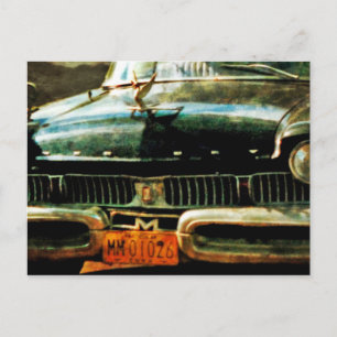 Detail  Oldtimer auf Kuba Postcard