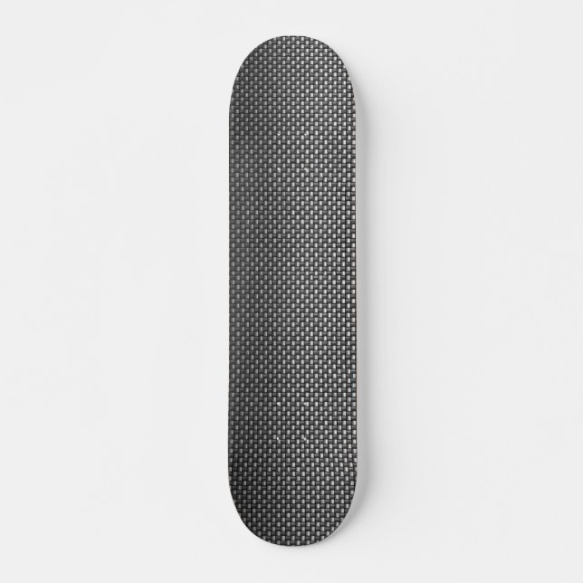 Detailed Carbon Fibre Textured Skateboard (Front)