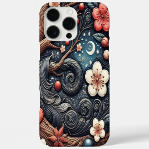 Detailed Cherry Blossom Composition iPhone 16 Pro Max Case