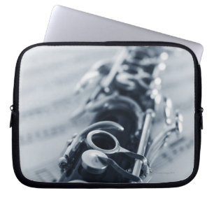 Detailed Clarinet Laptop Sleeve
