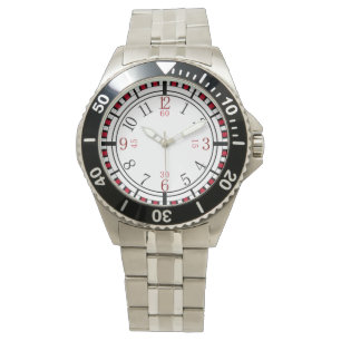 Detailed dial in different colours watch