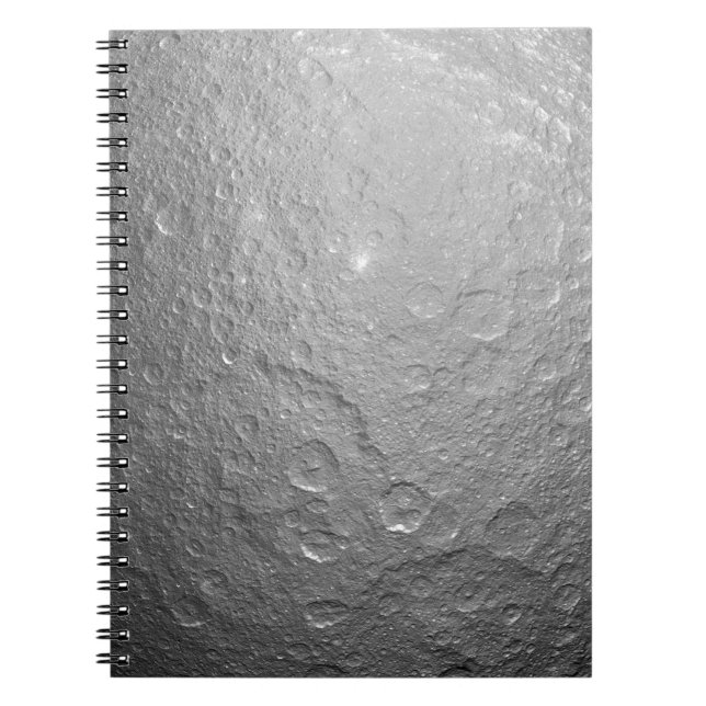 Detailed Full Moon Photo | High-Res Lunar Surface Notebook (Front)