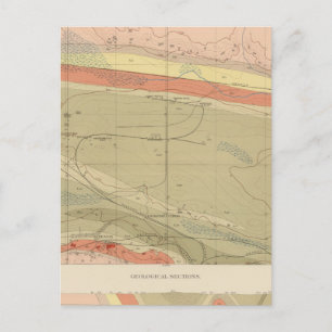 Detailed Geology Sheet XII Postcard