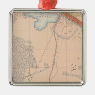 Detailed Geology Sheet XIII Metal Tree Decoration