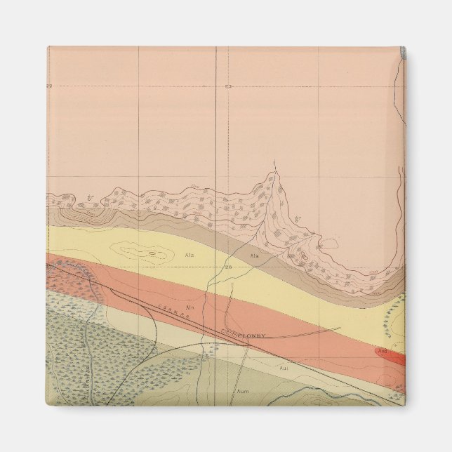 Detailed Geology Sheet XVI Magnet (Front)