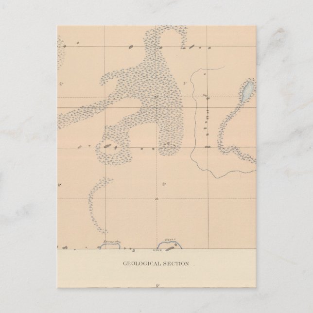 Detailed Geology Sheet XVII Postcard (Front)