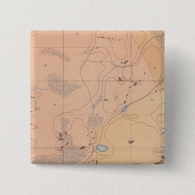 Detailed Geology Sheet XXI 15 Cm Square Badge (Front)