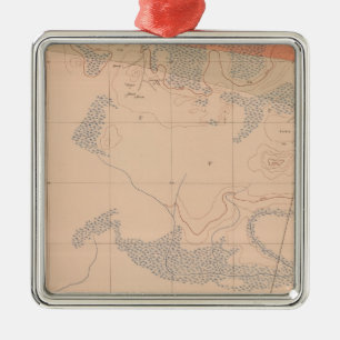 Detailed Geology Sheet XXIII Metal Tree Decoration