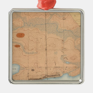 Detailed Geology Sheet XXVII Metal Tree Decoration