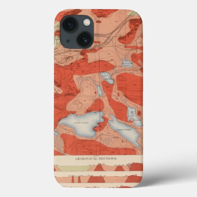 Detailed Geology Sheet XXVIII Case-Mate iPhone Case (Back)