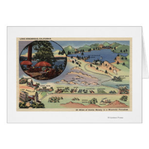 Detailed Map from LA to the Lake