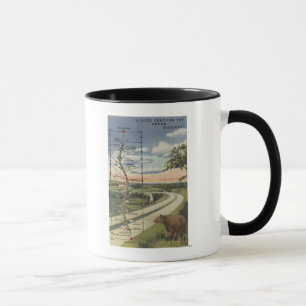 Detailed Map of the "Dream Highway" Mug