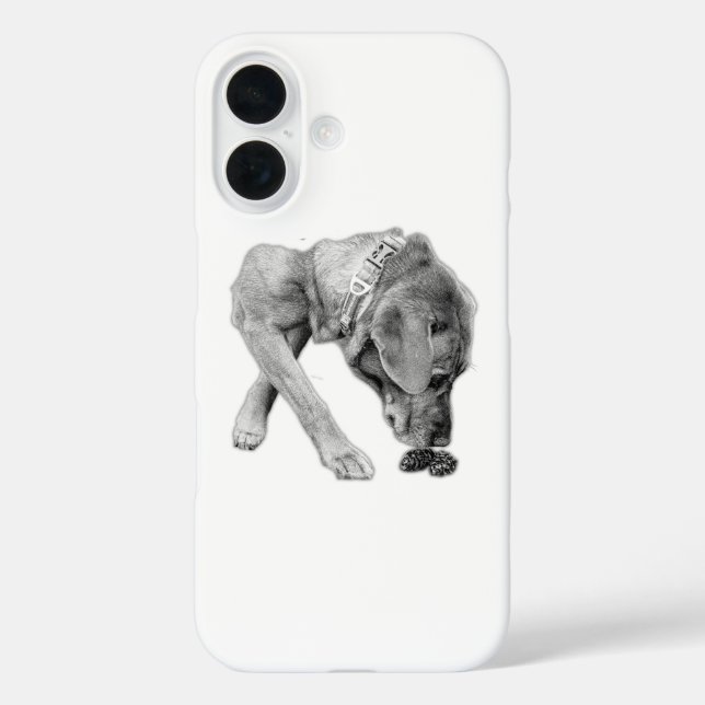 Detailed Monochrome Curiosity in Hand Case-Mate iPhone Case (Back)