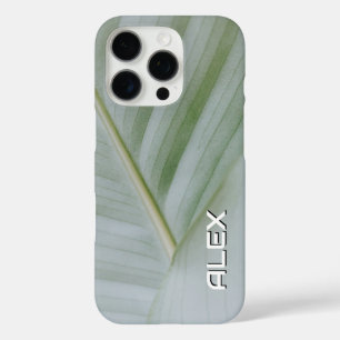 Detailed Palm Leaf – Botanical Close-Up Art iPhone 16 Pro Case