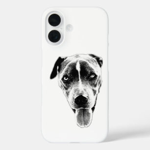 Detailed Pit Mix Portrait iPhone Case