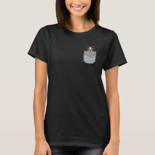 Detailed Realistic Dog Chihuahua In Pocket Premium T-Shirt