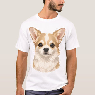 Detailed Realistic Duck Toller Dog Portrait Fine A T-Shirt