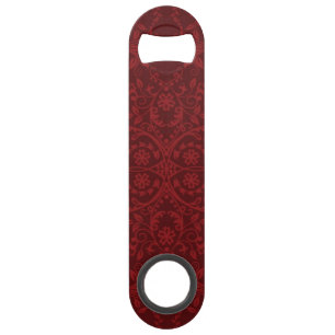 Detailed Red Floral Wallpaper