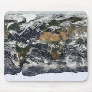 Detailed satellite view of Earth Mouse Pad