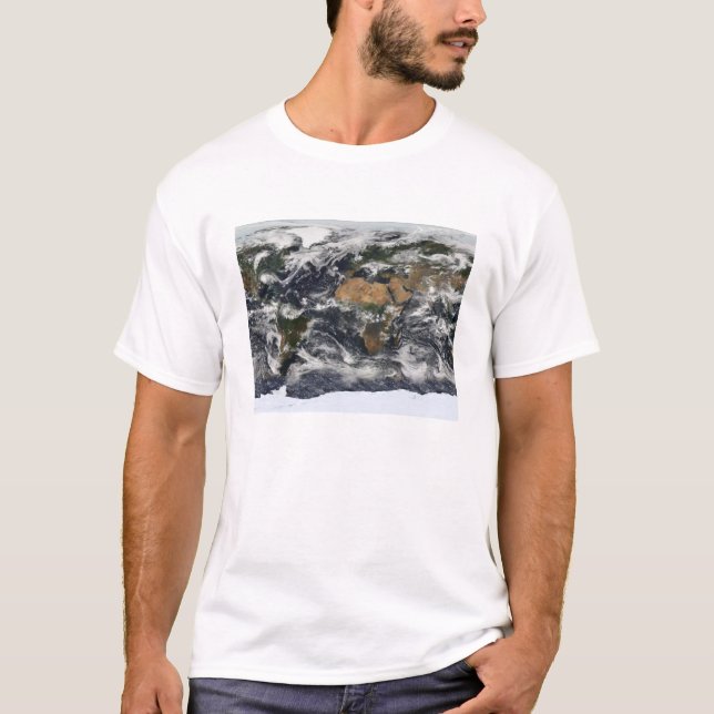 Detailed satellite view of Earth T-Shirt (Front)