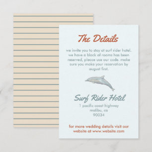 Details card watercolor illustration