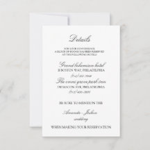  details card wedding invitation bundle