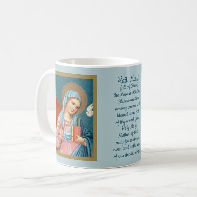 Details from F. Lippi's Annunciation (M 038) Coffee Mug (Front Left)