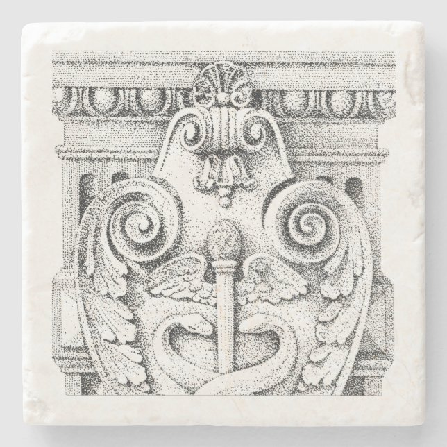 DETAILS Marble Stone Coaster (Front)