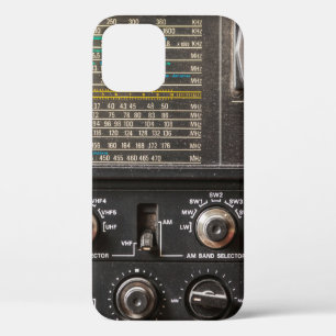 Details of an old am radio receiver iPhone 12 case