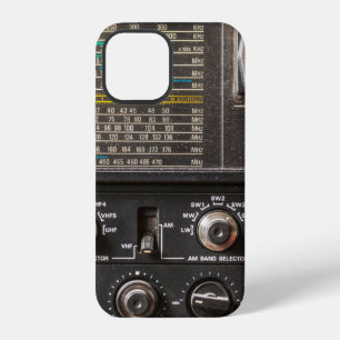 Details of an old am radio receiver iPhone 12 case