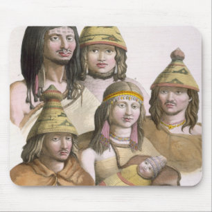 Details of headdresses in North West America (colo Mouse Pad