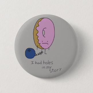 Detained Doughnut 6 Cm Round Badge