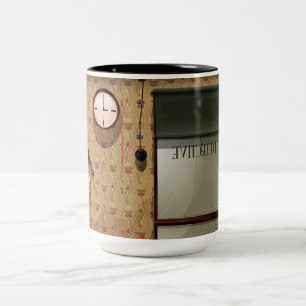Detective agency Two-Tone coffee mug