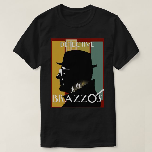 Detective Brazzos   T-Shirt (Design Front)