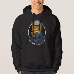 Detective Cat - Silently Judging You Hoodie