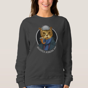 Detective Cat - Silently Judging You Sweatshirt