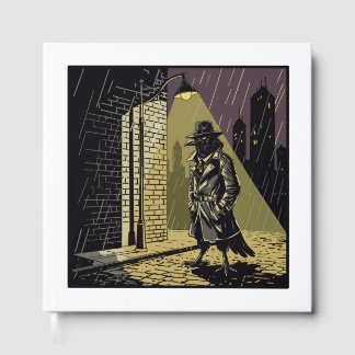 Detective Crow Comics Noir Style Guest Book