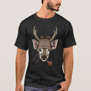 Detective Deer Spy Inspector Private Investigator T-Shirt