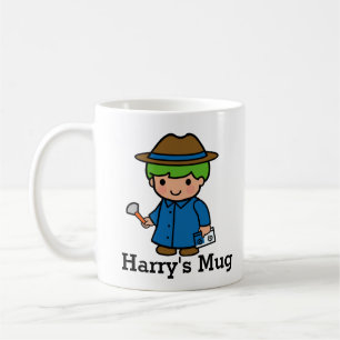 Detective, Forensic scientist, or P.I. boy Coffee Mug
