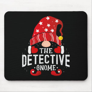 Detective Gnome Matching Christmas Pjs For Family Mouse Pad