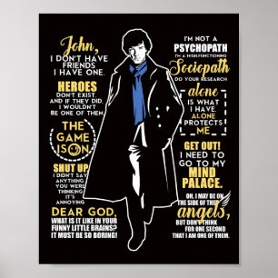 Detective Quotes V3 Poster