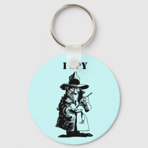 Detective Sly Ol Gumshoe Murder Mystery Sleuth Key Ring
