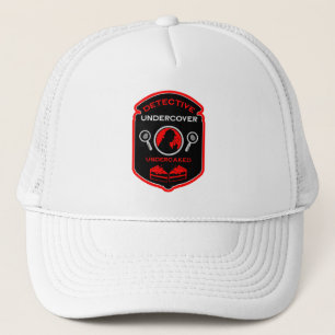 Detective-Themed Funny Gift Trucker Hat